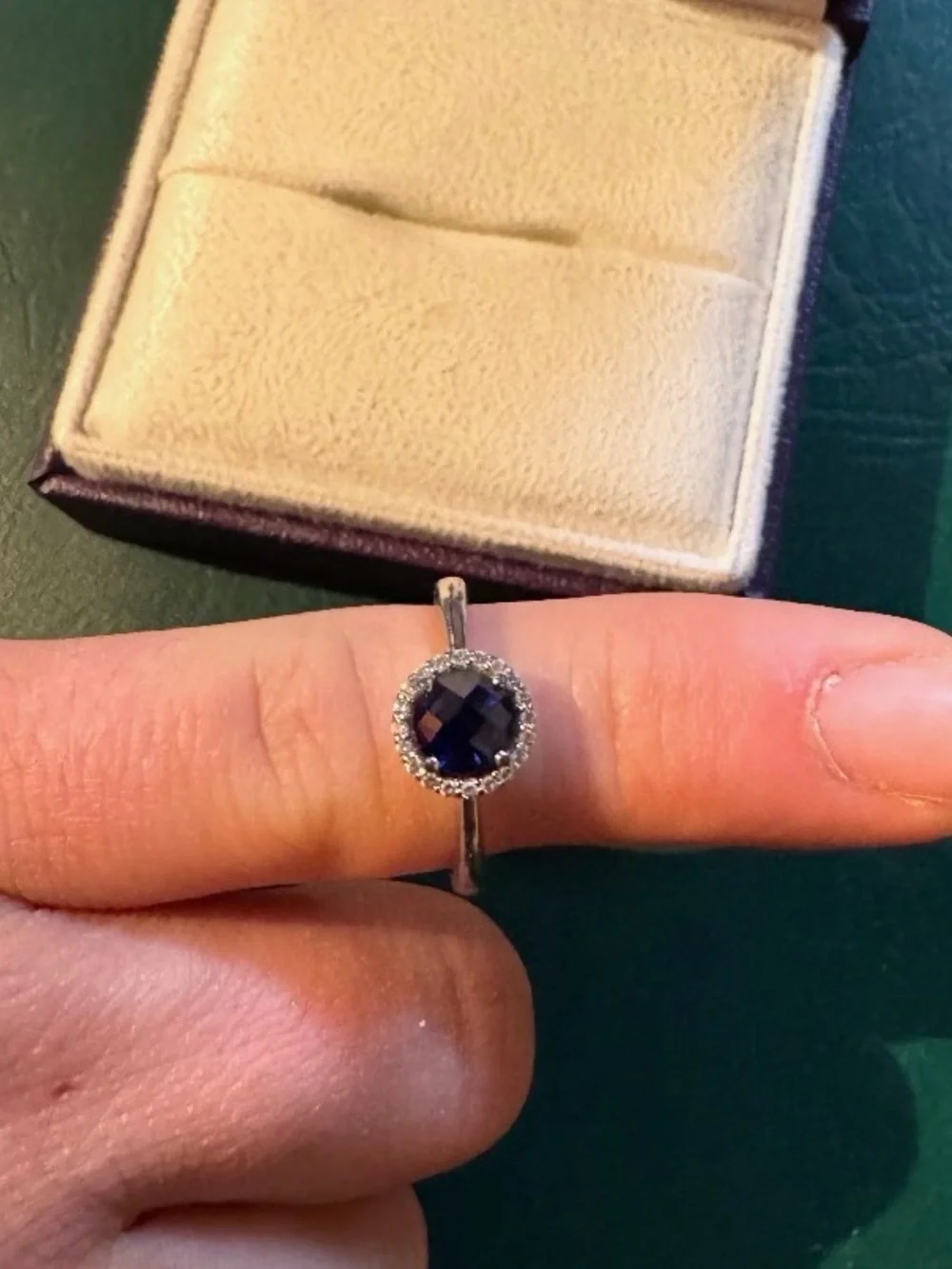 LaFonn Sapphire Birthstone, 925 Sterling Ring - Size 7